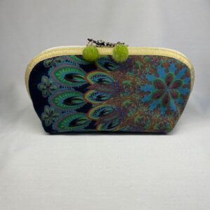 Langwerpige etui klein - veer print "Desigual"