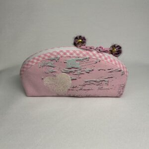 Make-up etui Rond - zacht roze