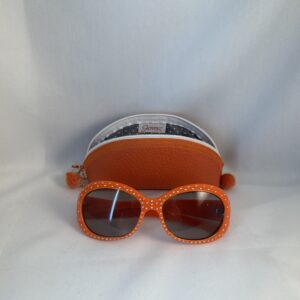 Luxe etui rond - oranje