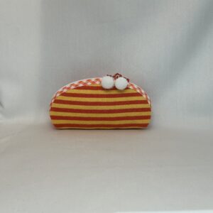 Make-up etui rond - Zonnige strepen